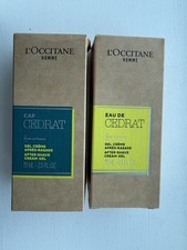 L’occitane Cedrat After Shaving Cream Gel Duo 2x75ml Boxed 212.60 per litre