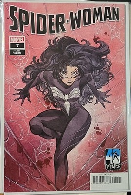 Spider-Woman #7 Peach Momoko Black Costume Variant 1st Print NM/NM+ OB IMO Pics!