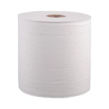WINDSOFT WIN12906 Hardwound Paper Towels, 1 Ply, Continuous Roll Sheets, 800