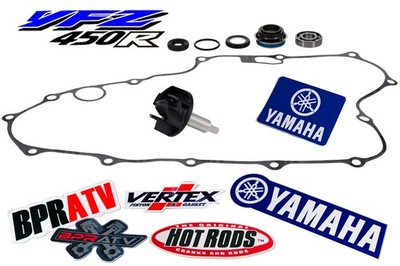 Yamaha YFZ450R YFZ450R/X Water Pump Rebuild Kit CNC Billet Shaft Hot Rods Vertex