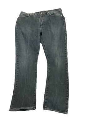 Levis 504 Mens Jeans Dark Gray Denim Classic Straight Zip Mid Rise Pockets Sz 34