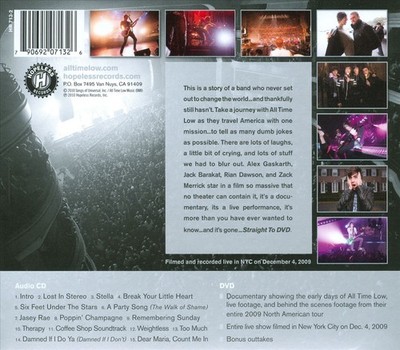 ALL TIME LOW - STRAIGHT TO DVD NEW CD