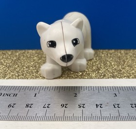 Duplo Lego 6136 Zoo White Polar Bear Replacement Piece Part Animal Figure
