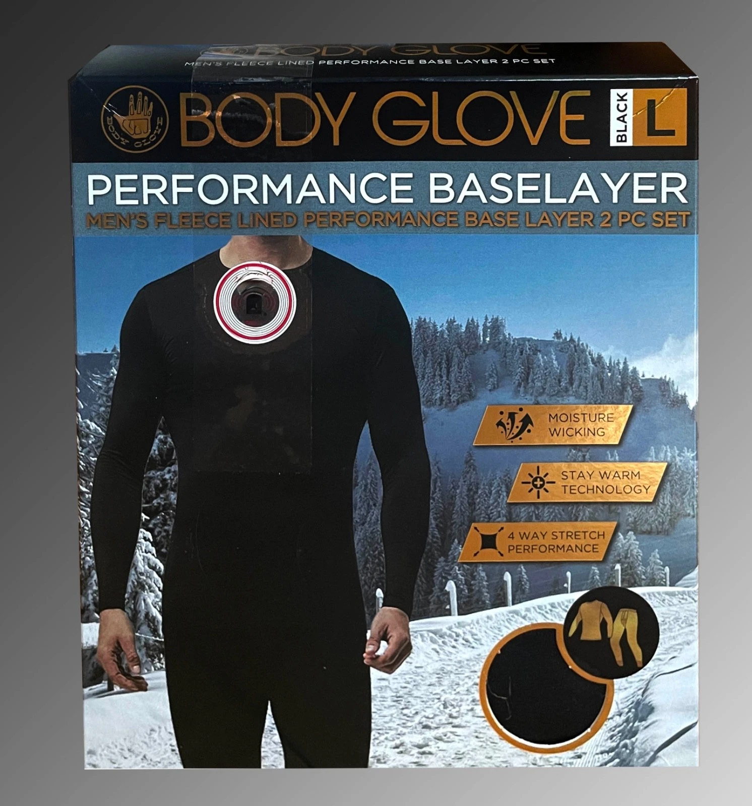 Body Glove Thermal Fleece Top Bottom Long Johns 2 PC Set Black Men S,M,L,XL,XXL.
Opens in a new wind