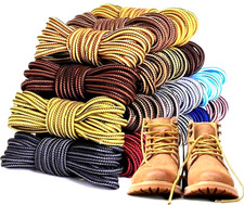 Shoe Laces Round Hiking Walking Shoelaces Work Strong Trainers Boots Quality