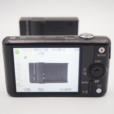 Mint] SONY Cyber-shot DSC-WX220 18.2MP Digital Camera Black