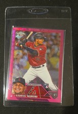 2023 Topps Chrome Logofractor Edition - Gabriel Moreno #189 Pink Refractor /199