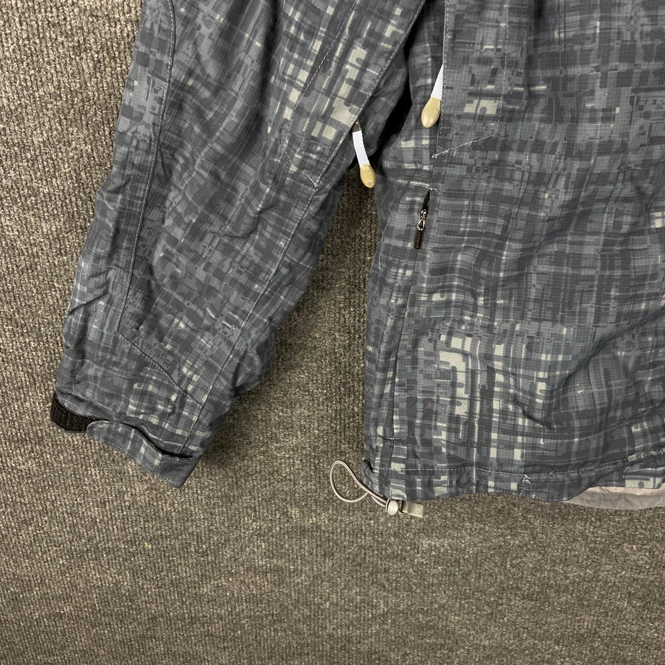 The North Face Hyvent Womens Jacket M Blue Long Sleeve Hooded Full Zip Winter - image 4 of 4