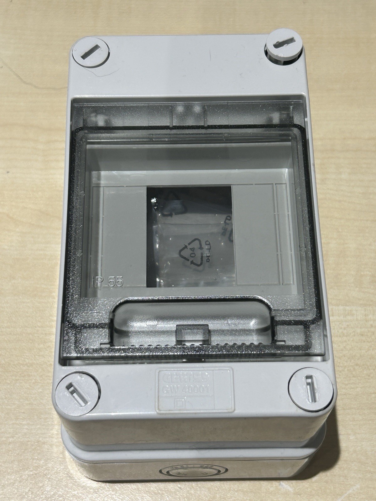 Gewiss Enclosure Box 4 Module GW40001 40CD Weatherproof IP55  105x170x98