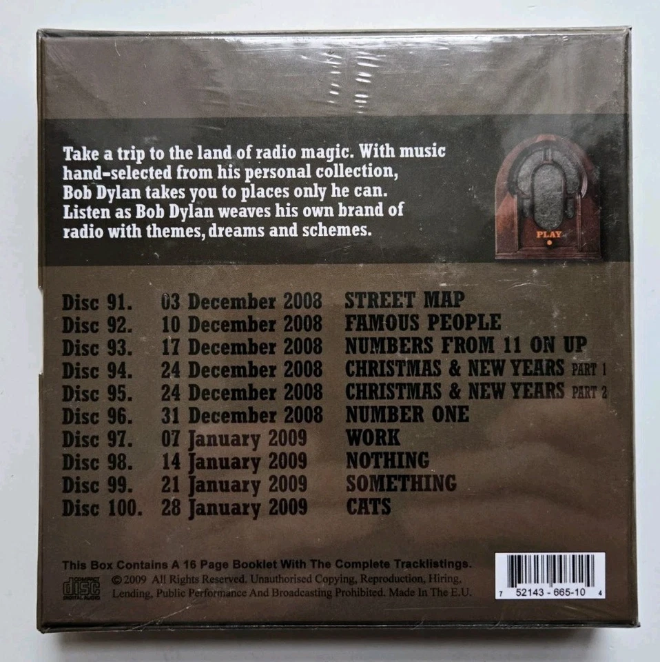With Your Host Bob Dylan : Box 8, 9 & 10 - 30 x CD Box Set NEW & SEALED — 第 3/4 张图片