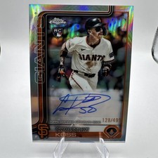 2025 Topps Chrome Update - Christian Koss Auto Refractor /499 RC