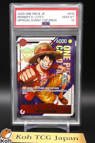 PSA 10 Luffy ST21-014 Flagship Battle 2025 Top Prize Japanese ONE PIECE Card