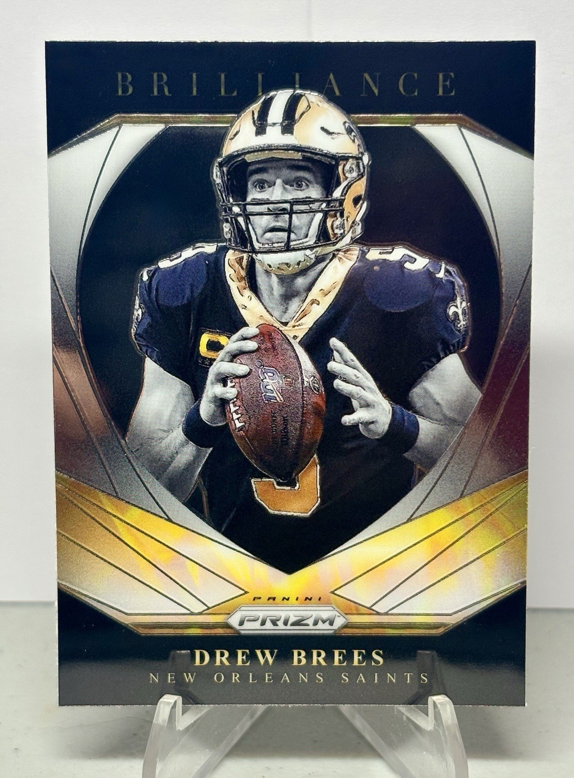 2020 Panini Prizm - Brilliance Drew Brees #8 HOF