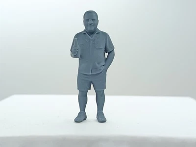 Diorama : Homme avec une bouteille à la main - 3D CREATIVE - 1:43 - Photo 1/3