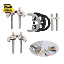 3 Set Faucet Mounting Nut and Washer Double Hole Bracket Fastener Anti-Loosening