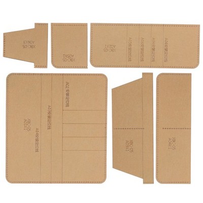 Acrylic Wallet Template Transparent Manual Portfolio Leather Craft For Long