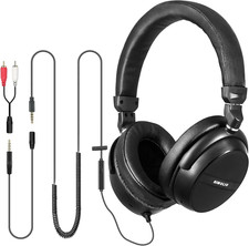 SIMOLIO Long Cord Headphones for TV and PC with Volume Control and Mic, 21.6FT