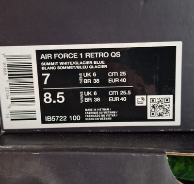 Nike Air Force 1 Retro QS Easter Basket Sesame White IB5722-100 AF1 Neu OVP