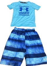 Under Armour Swim Shorts And Shirt Size 7 Boys