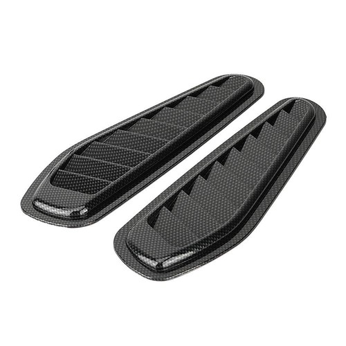 Car Intake Scoop Bonnet Vent Hood Air Vent Trim Decor Cover, 2pcs Universal C... - Picture 8 of 9