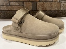 UGG CLASSIC Goldenstar Clog Sandals SAND WOMAN 100 AUTHETIC 1138252-SAN Size 6