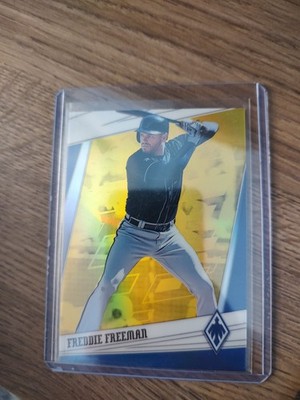 2020 Panini 5/10 Chronicles Phoenix  Gold Jersey Match Freddie Freeman #16
