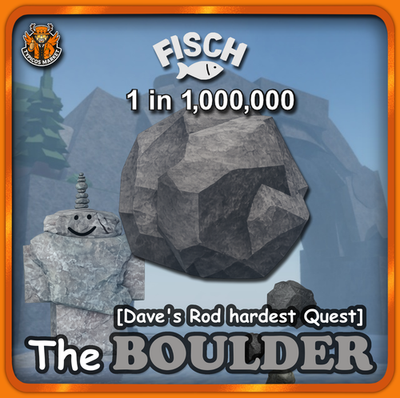 #ad #ad FISCH The Boulder Dave#x27;s Rod Quest Part 1 in 1000000 Chance $29.99