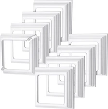 Thyle 8 Pcs True 4X4 Inches Vinyl Post Skirt Post Base Cover Column Wraps for Po