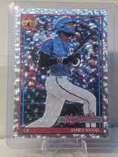 2026 Topps Series 1 - 1991 Topps Baseball James Wood #T91-16 Crackle Foilboard