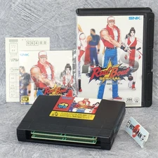 REAL BOUT FATAL FURY SPECIAL NEO GEO AES SNK  FREE SHIPPING JAPAN Ref 0701