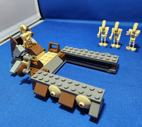 LEGO-Star Wars Battle Droid Carrier #7126 No Box Complete Set with Manual