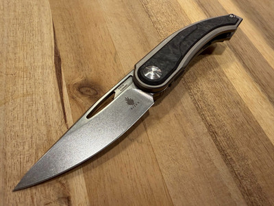 Kizer Cutlery Ki3554A1 Henar Apus Front Flipper Knife 3.03'' S35VN Titanium