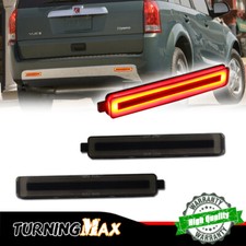 Red LED Rear Bumper Reflector Light Lamp Smoked Lens For 05-09 Chevrolet Equinox