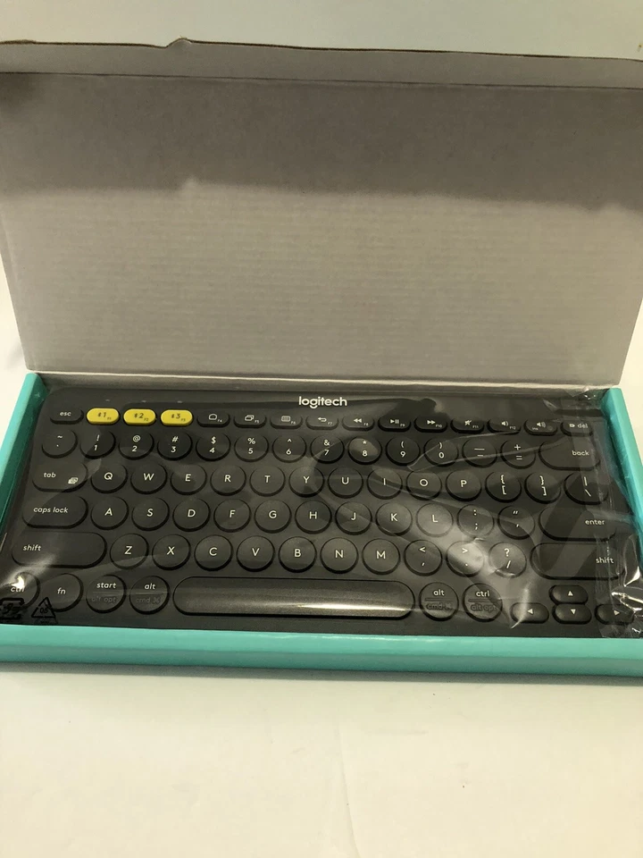 NEW LOGITECH K380 MULTI-DEVICE BLUETOOTH KEYBOARD DARK GREY - Image 4 of 4