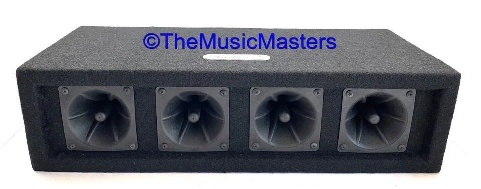 Par de cajas de altavoces tweeter Super Horn de 4 vías 200 W estudio profesional DJ PA audio para el hogar para automóvil Foto 3 de 4