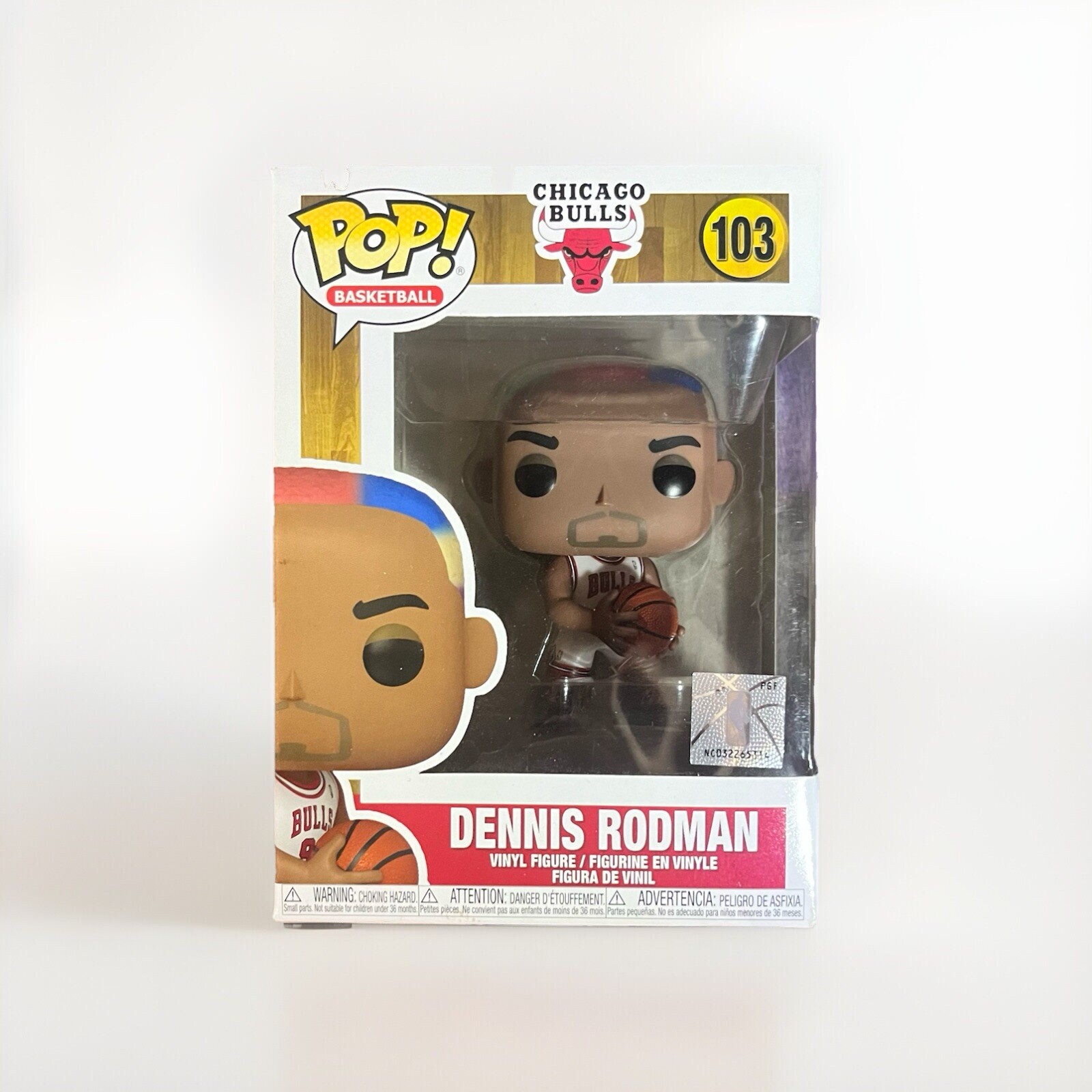 Dennis Rodman ( Chicago Bulls ) Funko Pop! Figure Nba
