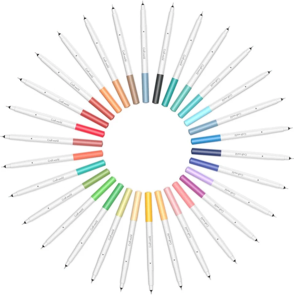 Canetas de ponta fina vibrantes 30 unidades para Cricut - Perfeitas para desenhar e esboçar - Imagem 4 de 4