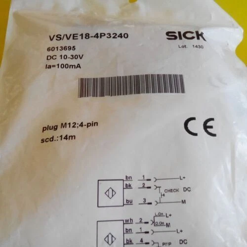 1PCS new For SICK VS/VE18-4P3240 Photoelectric switch sensor Replacement - Afbeelding 1 van 1