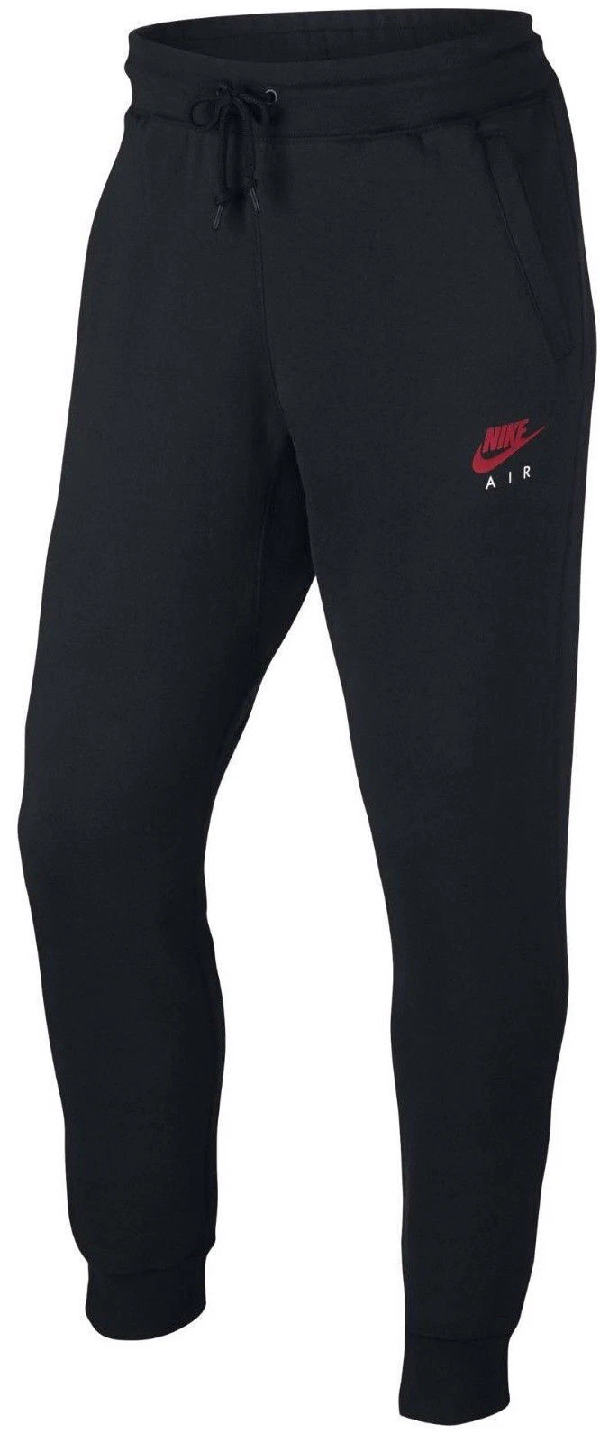 Nike Air Joggers Sweatpants Fleece Bottoms Pants Tracksuit Mens Gym Black Red