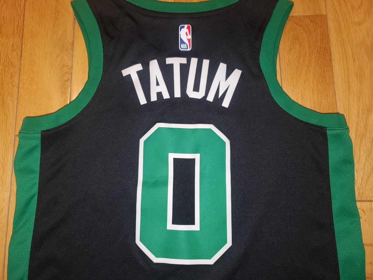 Nike Jayson Tatum Black BOSTON CELTICS Statement NBA Team Swingman
