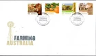 Australia 2012 - Farming Australia, Set of 4 Self Adhesives - FDC