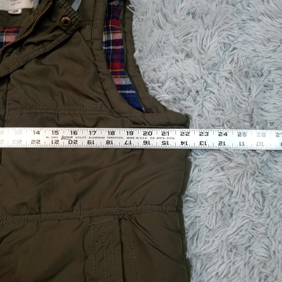 Chaleco Impermeable Para Hombres M Verde Sudadera con Capucha Gorpcore Bolsillos Aire Libre Tareas Trabajo Foto 3 de 4