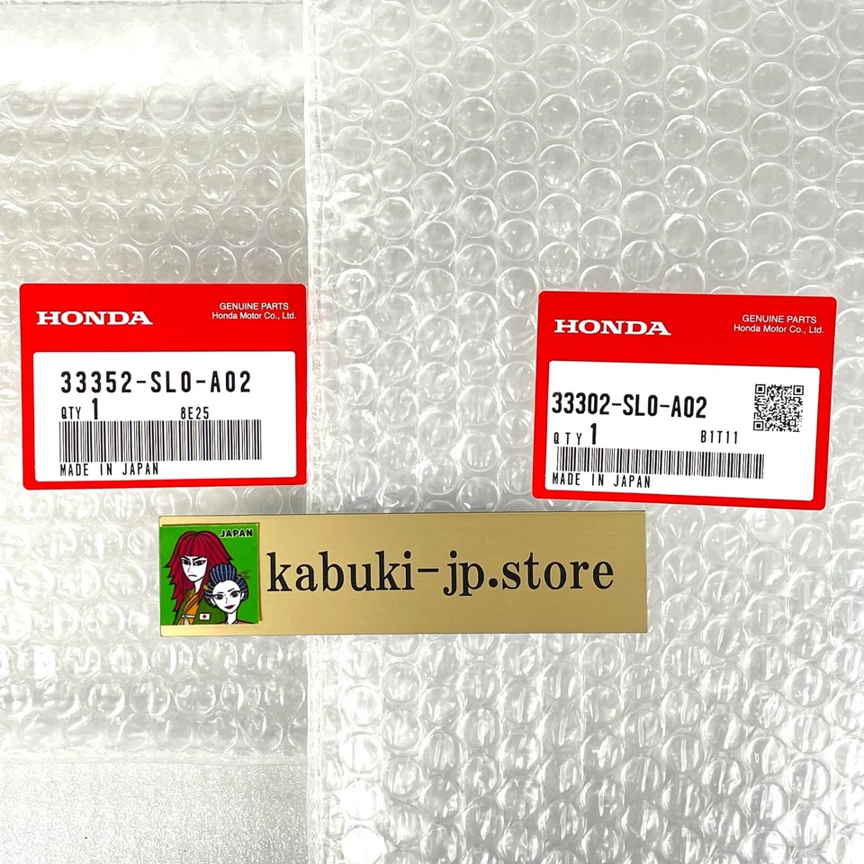 Juego de luces de parachoques delanteras transparentes originales Honda ACURA 91-01 NSX NA1 NA2 OEM Foto 2 de 4