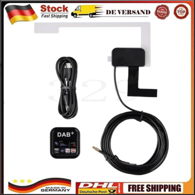 Digitaler Radio Dongle Antenne KFZ Auto DAB/ DAB+ BOX USB Typ-C für Android NEW