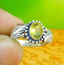 Citrine Gemstone 925 sterling silver handmade Gift Ring US size 5 to 13