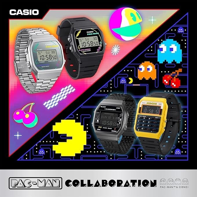 Casio Classic CA-53WPC-1BJR PAC-MAN Collaboration Limited Ship Now