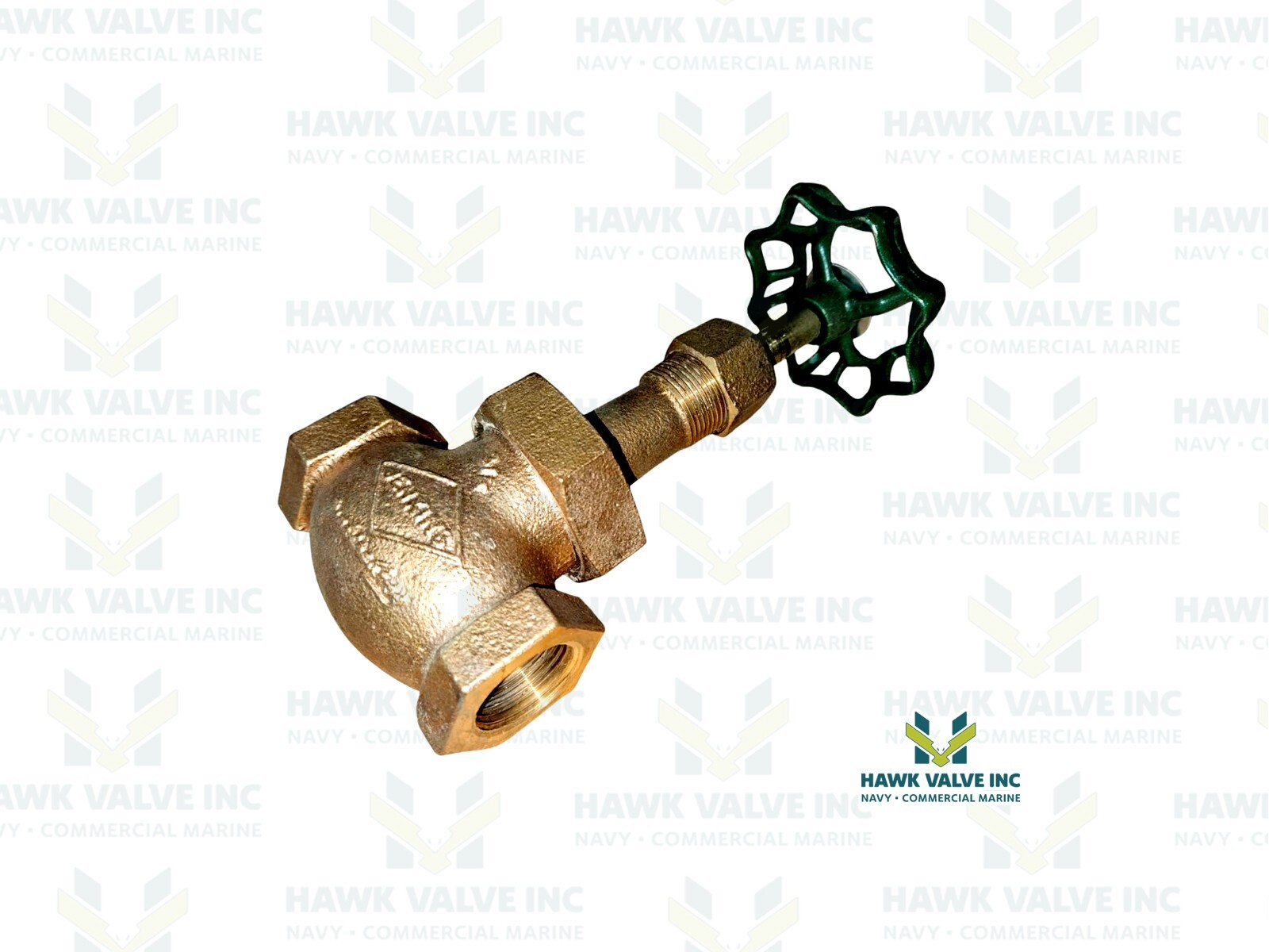 3/4" BRONZE 150 THREADED GLOBE VALVE - JENKINS FIG. 106-A (119-A DISC)