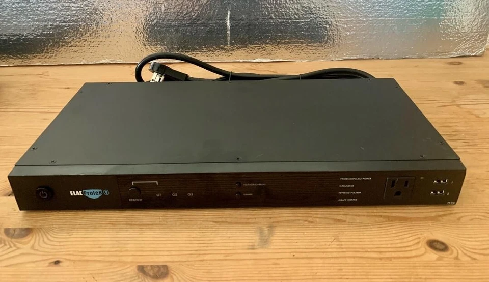 ELAC ProteK 9 Outlet 4 USB  3240 Joules Surge Protector Bluetooth Connect PR-81B - Image 2 of 4