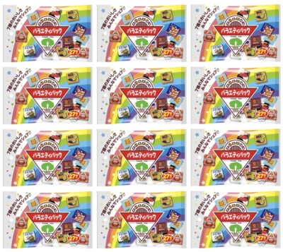 Japanese Tirol Chocolate Variety Pack Strawberry Cookie Milk Snack