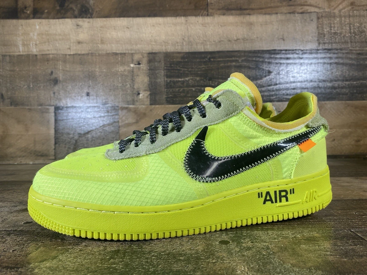 Off-White Nike Air Force 1 Volt Photos